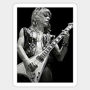 Randy Rhoads Art Poster Heavy Metal Hard Rock Sticker